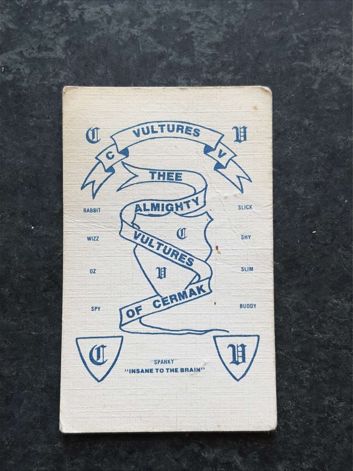 Chicago Gang Courtesy Member Cards Rare Vertical Art MC 1%er 1970s (?) Motor
