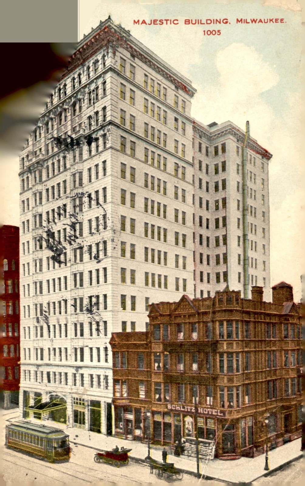 Schlitz Hotel, Milwaukee, 1965 Postcard