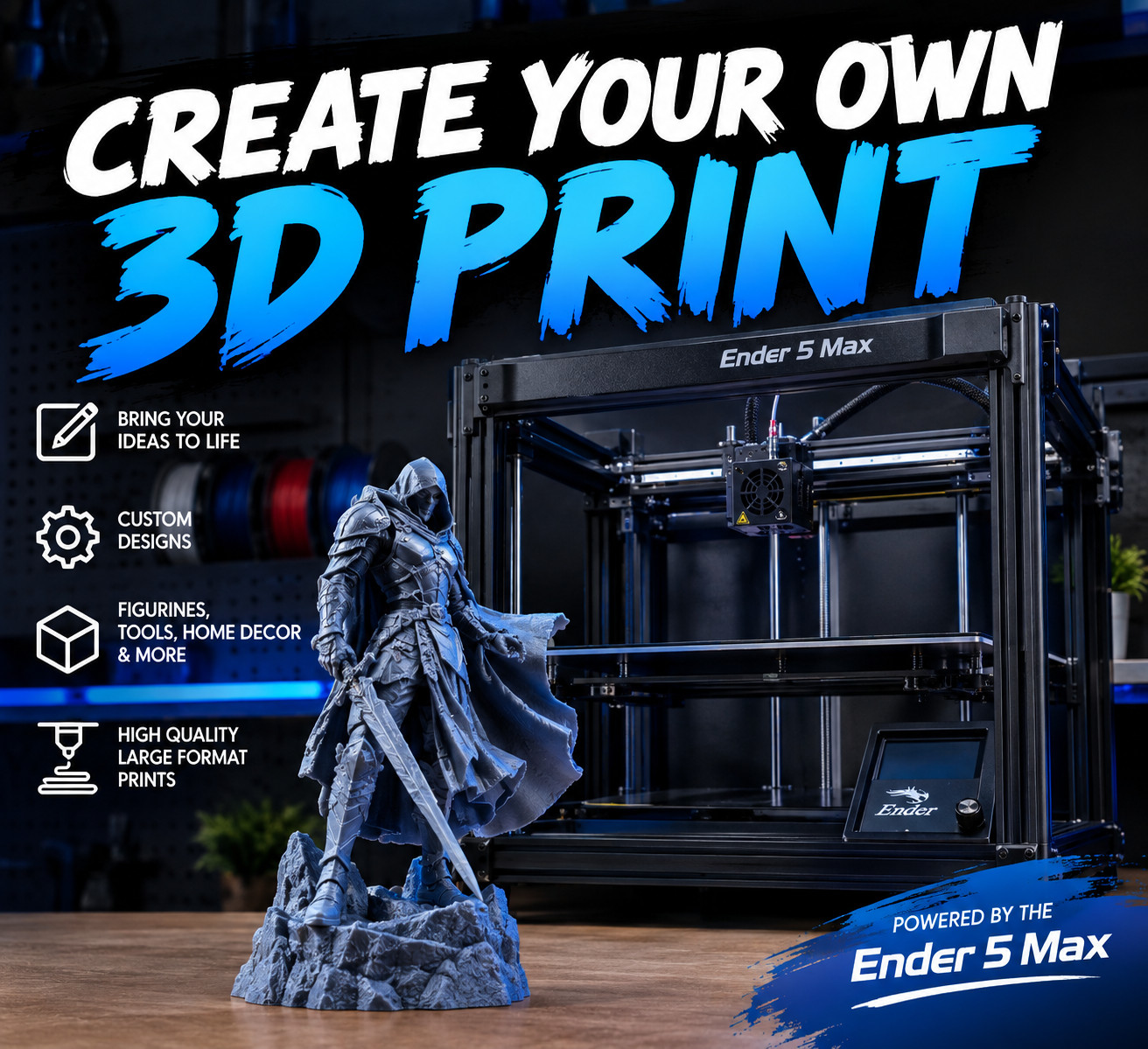 CREATE YOUR OWN 3D PRINT : READ DESCRIPTION