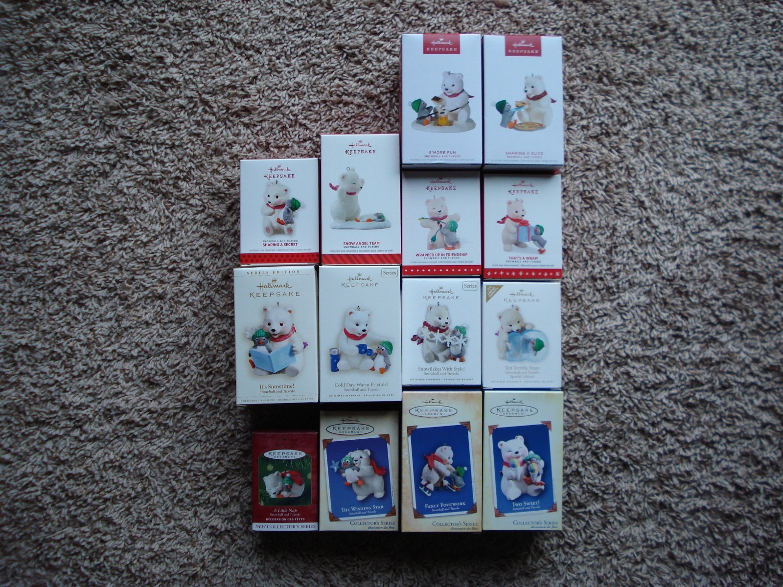 Hallmark Keepsake Ornament 14pc Lot Snowball and Tuxedo Little Nap Two Sweet NEW Hallmark Keepsake Ornament 14pc Lot Snowball and Tuxedo Little Nap Two Sweet NEW