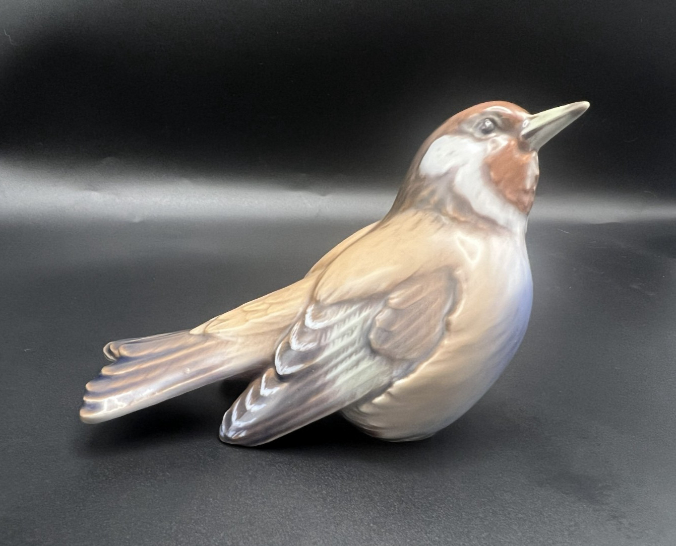 Vintage Dahl Jensen DJ Copenhagen Denmark Porcelain Bird Figurine 1232 Goldfinch Vintage Dahl Jensen DJ Copenhagen Denmark Porcelain Bird Figurine 1232 Goldfinch