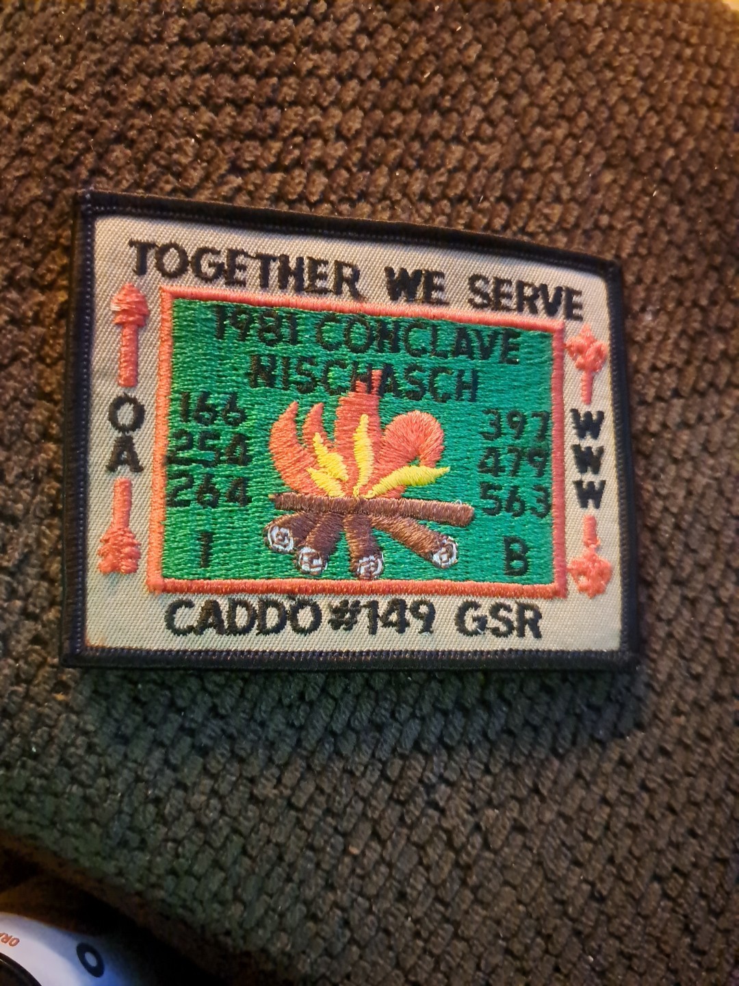 Caddo Lodge #149 OA - 1981 AREA 1-B NISCHASCH CONCLAVE \ Caddo Lodge #149 OA - 1981 AREA 1-B NISCHASCH CONCLAVE \