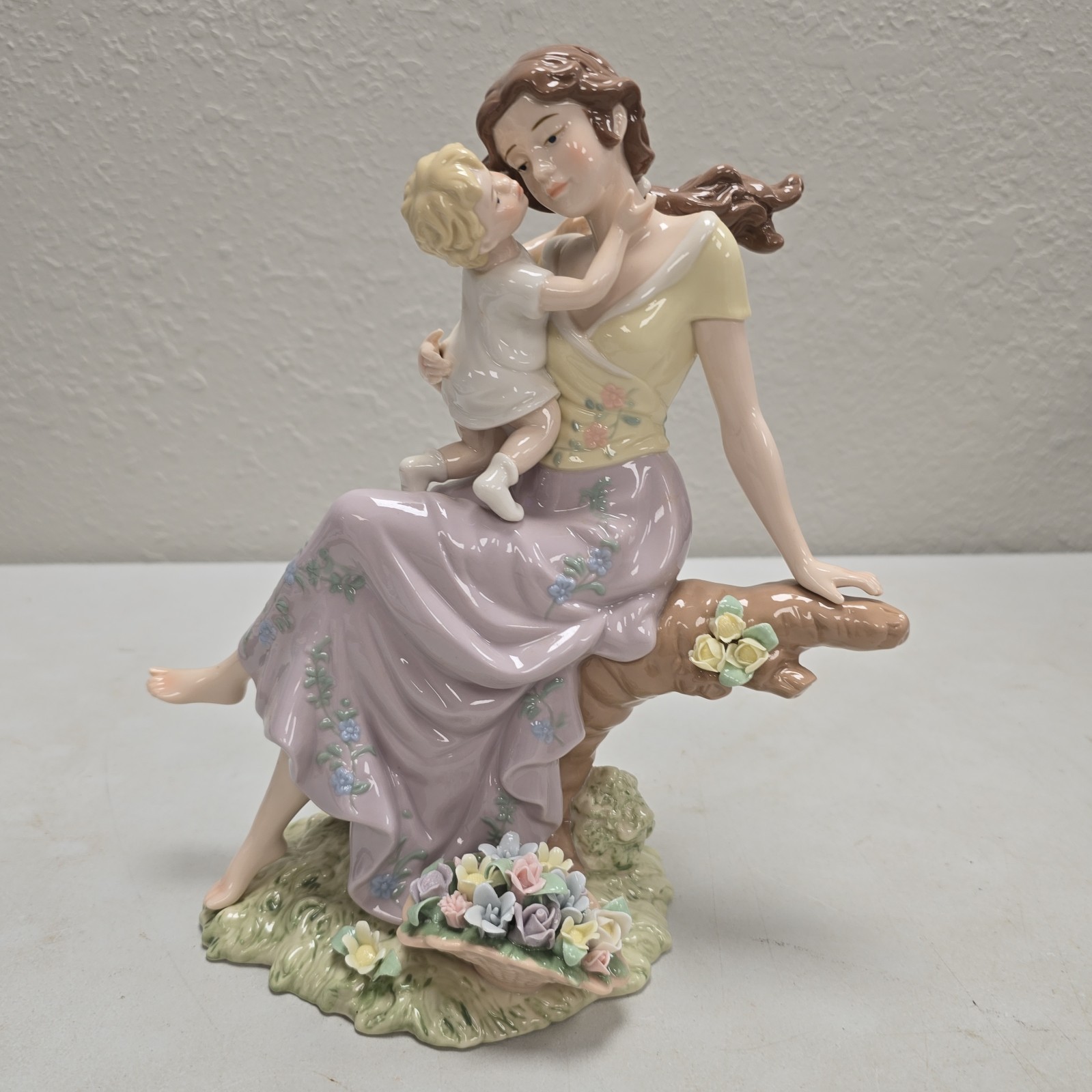 Vintage Porcelain Mother and Child Figurine Brand New in Original Box