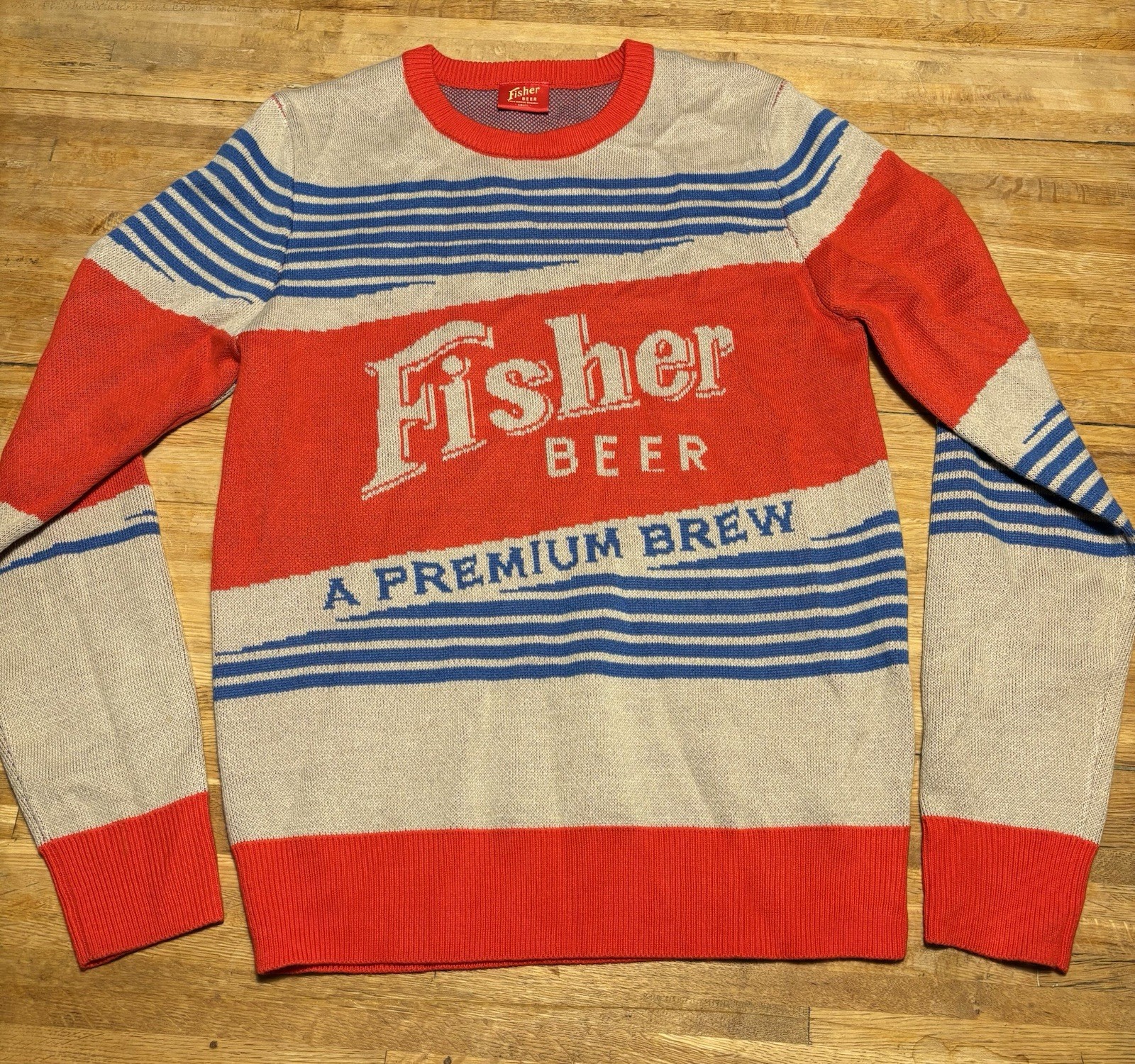 Fisher Beer Vintage Sweater Unisex Small Third Edition Collectible