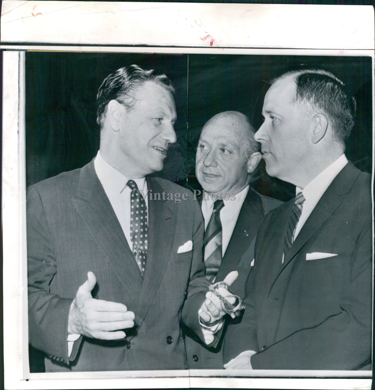 1960 Senator Jackson Governor Rockefeller Republican Press Vintage Photo 8x8