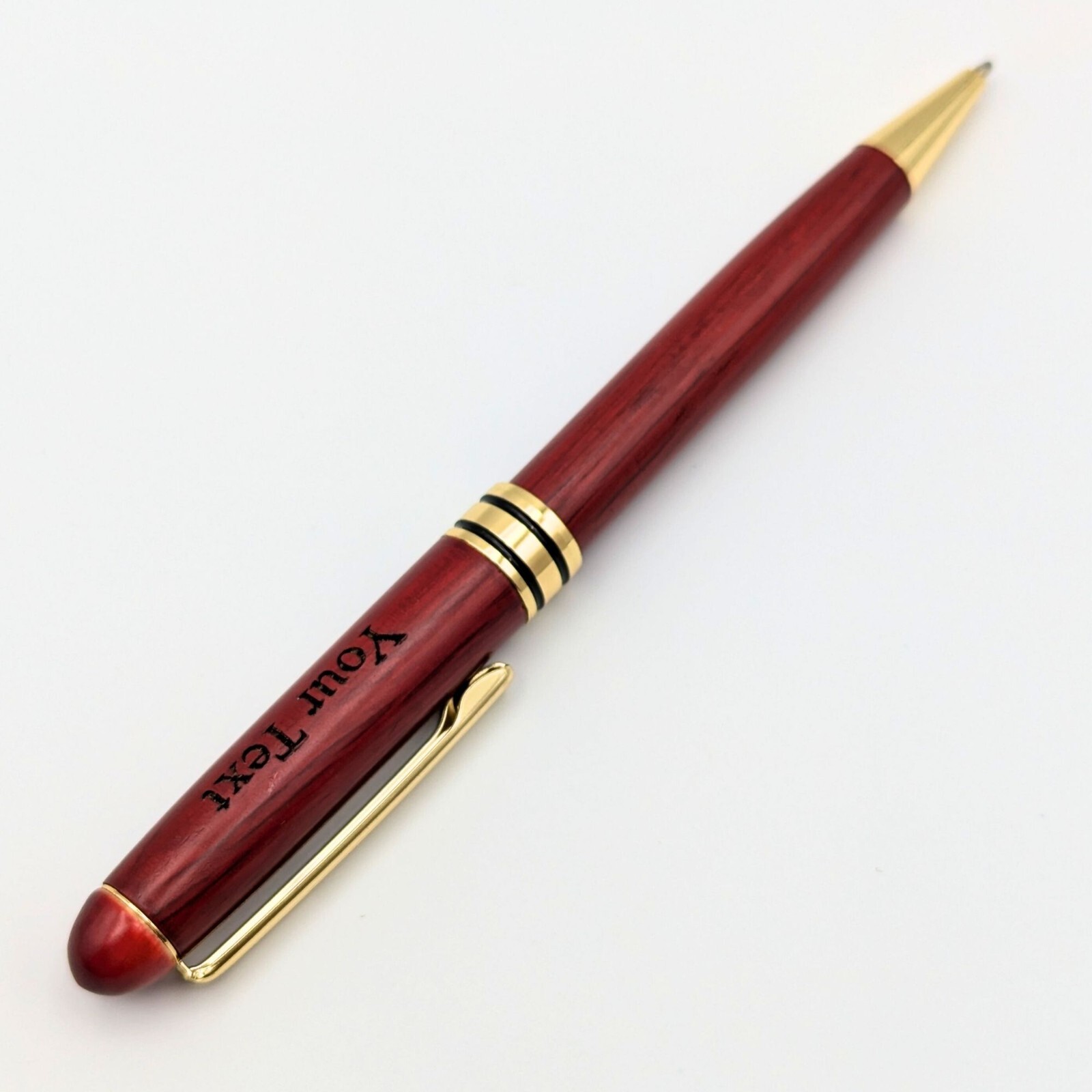 Personalised Engraved Wood Ballpoint Pen Executive Twist Top 1mm Tip Office Gift Personalised Engraved Wood Ballpoint Pen Executive Twist Top 1mm Tip Office Gift
