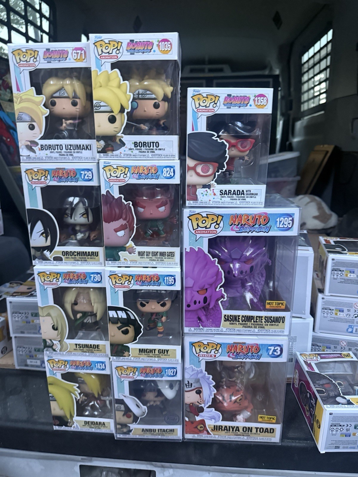Lot Of 11 Naurto Funko Pops