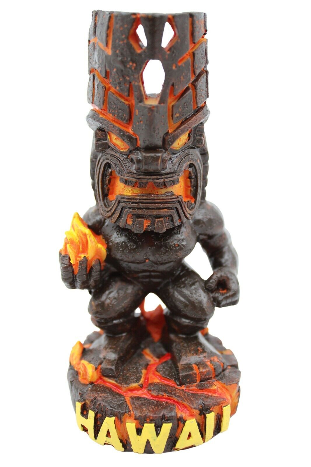 Hawaiian Lava Tiki Figurine - 4