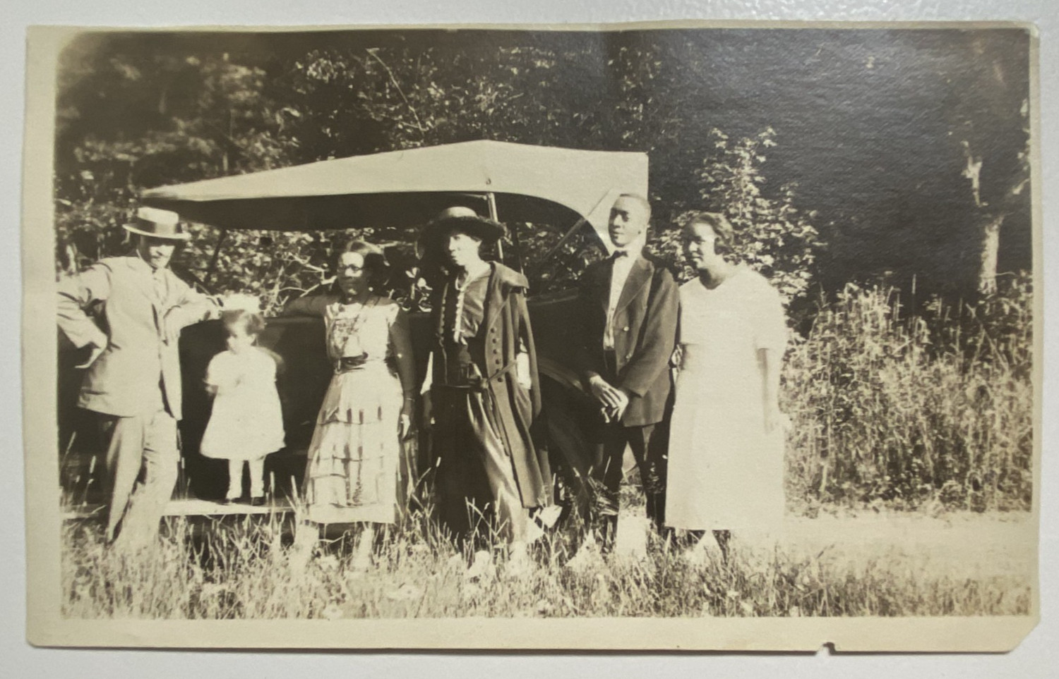 Antique RPPC Postcard Black Americana Family Ford Model T Cincinnati OH Photo Antique RPPC Postcard Black Americana Family Ford Model T Cincinnati OH Photo