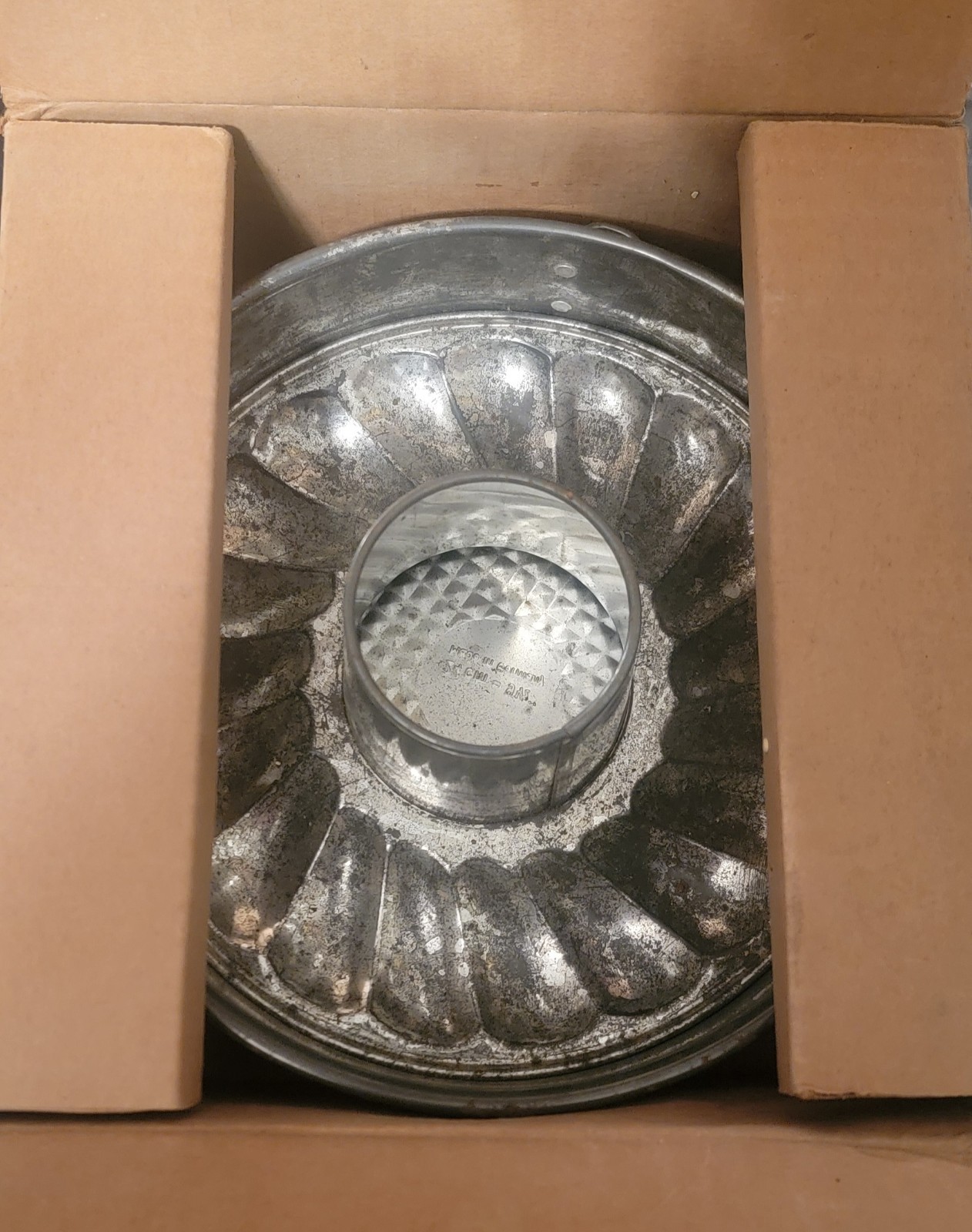 Vintage Springform Pan Fluted Insert Bakeware Made in Germany 9.5