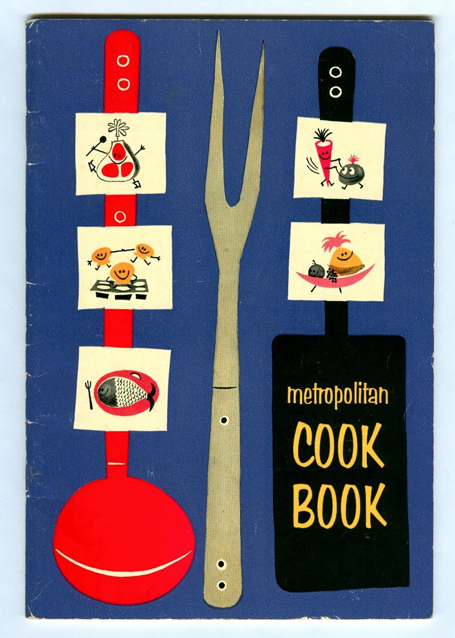 Vintage 1957 METROPOLITAN COOK BOOK Metropolitan Life Insurance Co. (MetLife)
