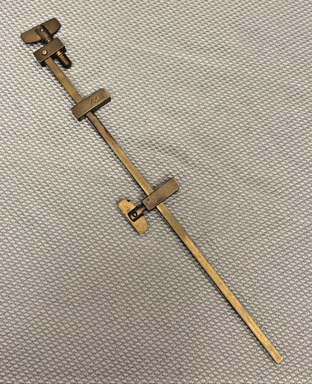 Vintage Keita Japanese Brass Bar Clamp Made In Japan