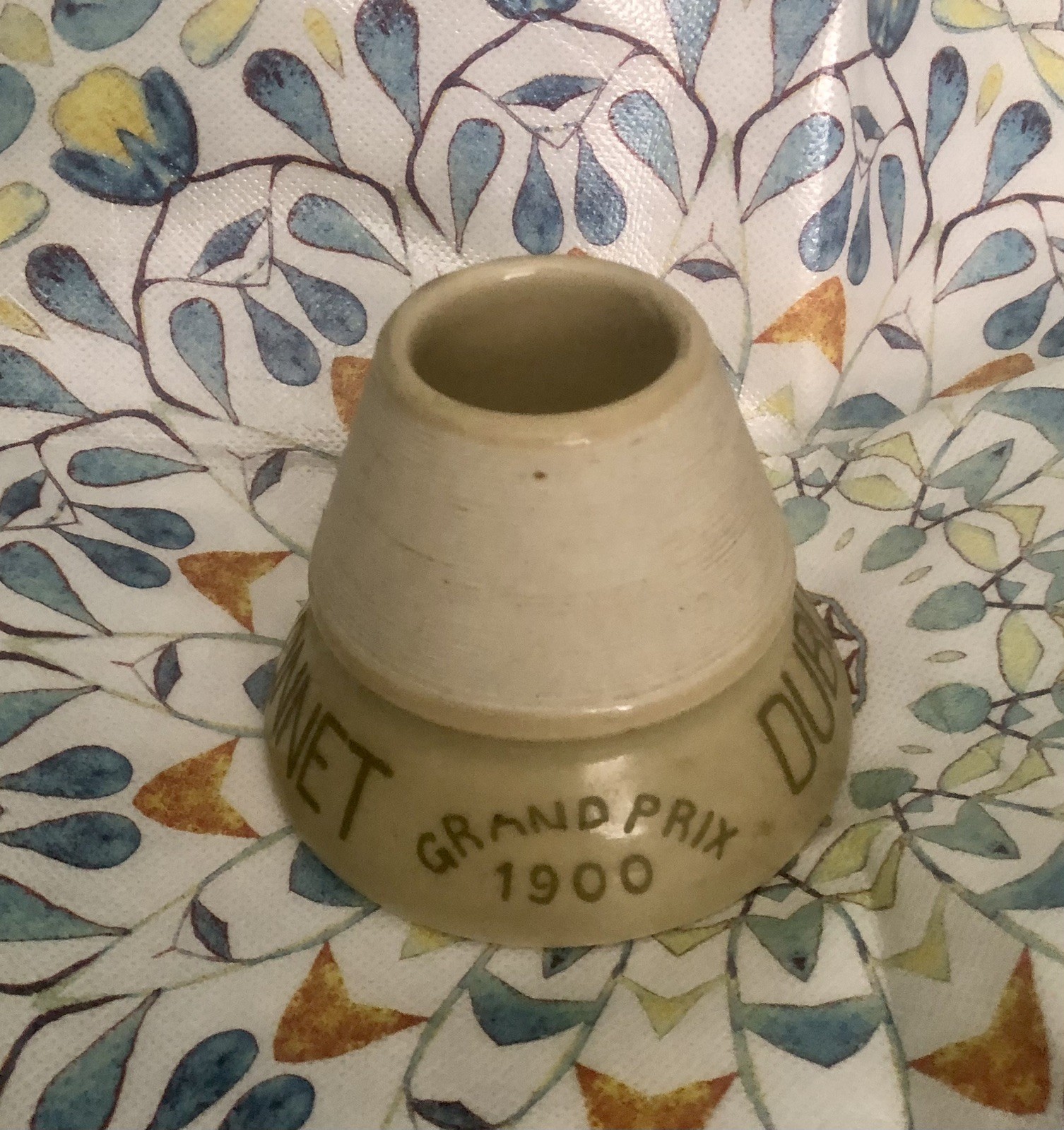 DUBONNET French Vintage Match Holder/ Striker, Grand Prix 1900