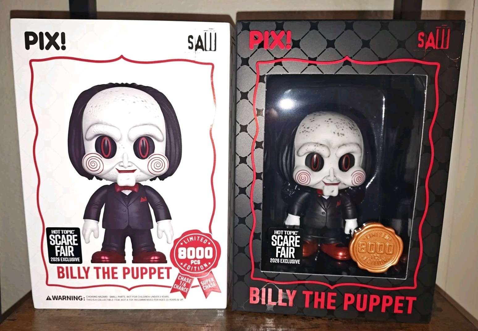 Thrilljoy PIX SAW Billy the Puppet  Hot Topic Scare Fair Excl Confirmed hero