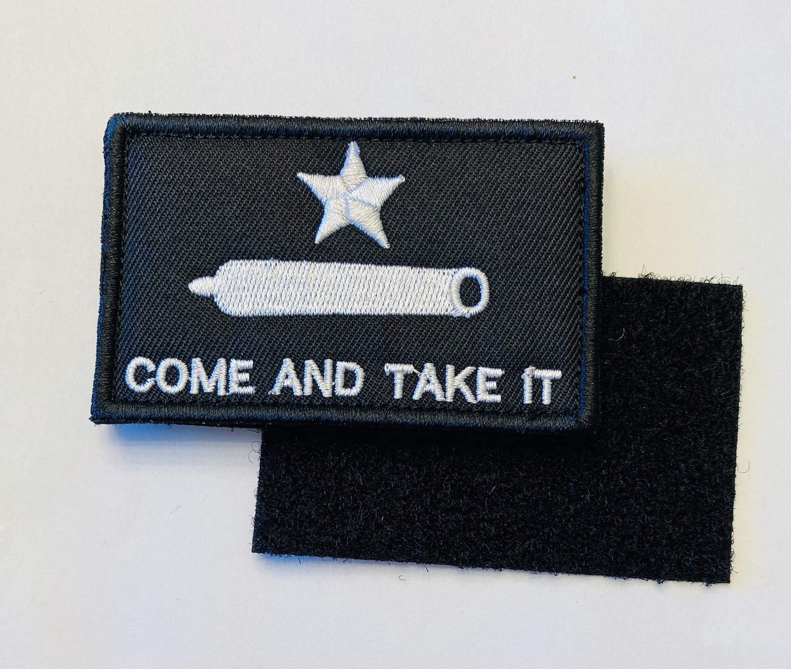 COME AND TAKE IT BLACK TACTICAL MORALE HOOK & LOOP EMBROIDERED PATCH COME AND TAKE IT BLACK TACTICAL MORALE HOOK & LOOP EMBROIDERED PATCH