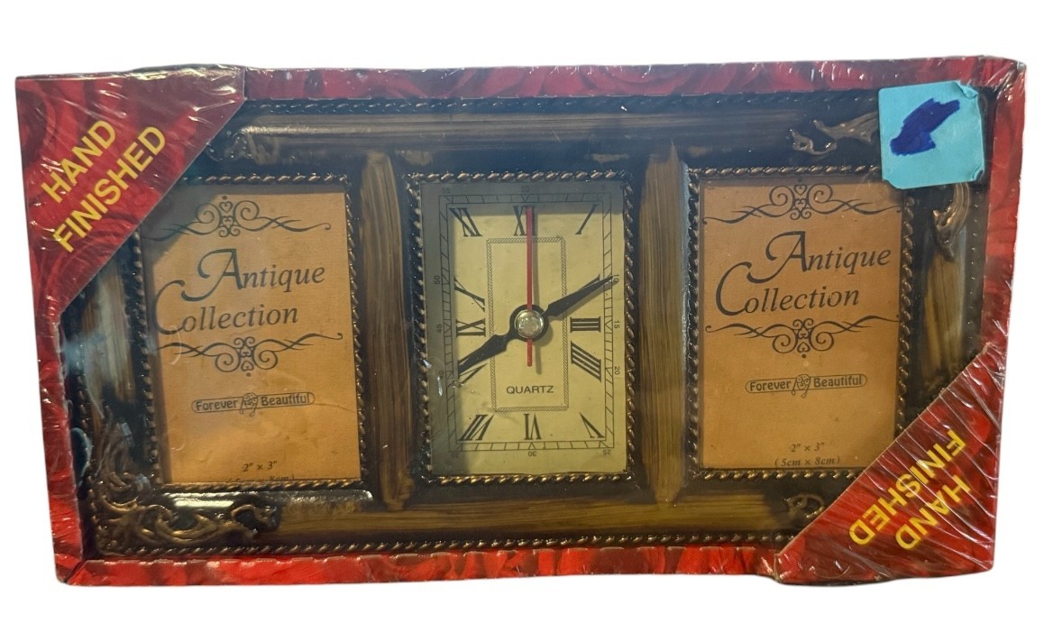 Forever Beautiful Antique Collection Clock W/ 2  2