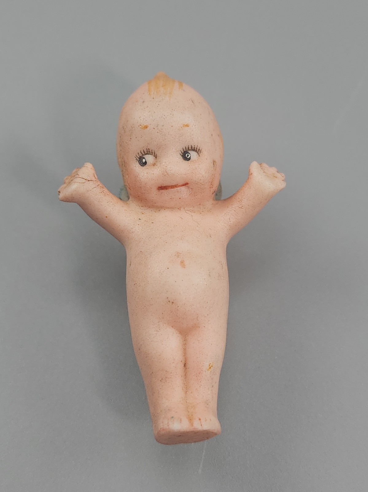 Rare Early Rose O’Neill Buttonhole Bisque Kewpie Doll 2