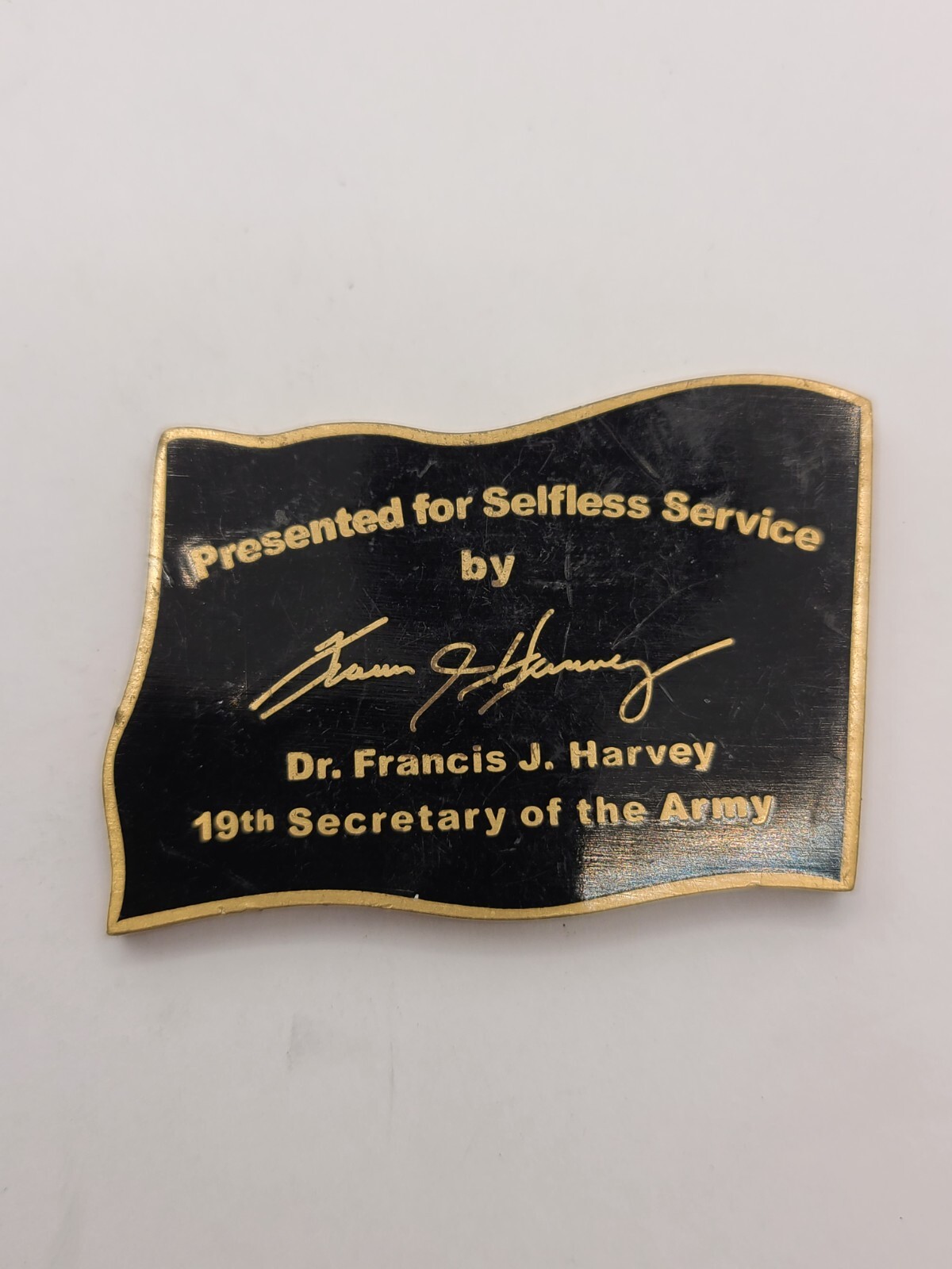 US Army 19th Secretary of the Army Dr. Francis J. Harvey Challenge Coin 1.8\