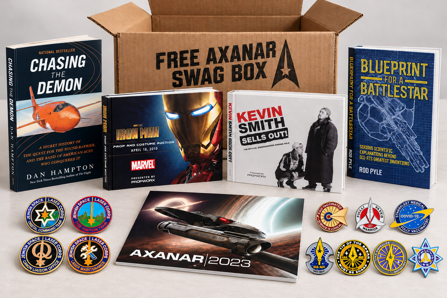 Axanar Swag Box w/ Prelude to Axanar Blu-ray Axanar Swag Box w/ Prelude to Axanar Blu-ray