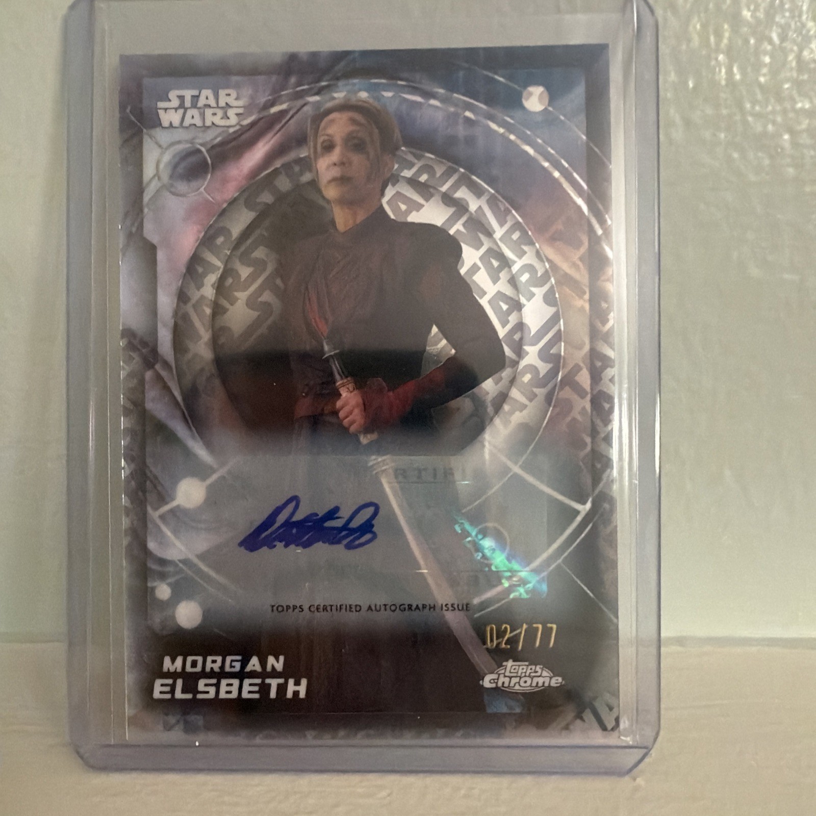 2026 Chrome Star Wars Morgan Elsbeth Diana Lee Inosanto Auto Logofractor /77