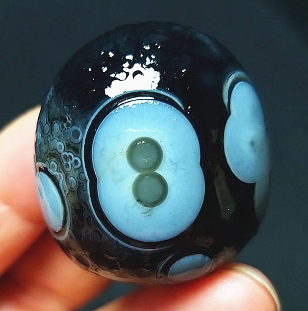 Rare 34G Natural Gobi agate eyes Agate /Stone Madagascar A4952