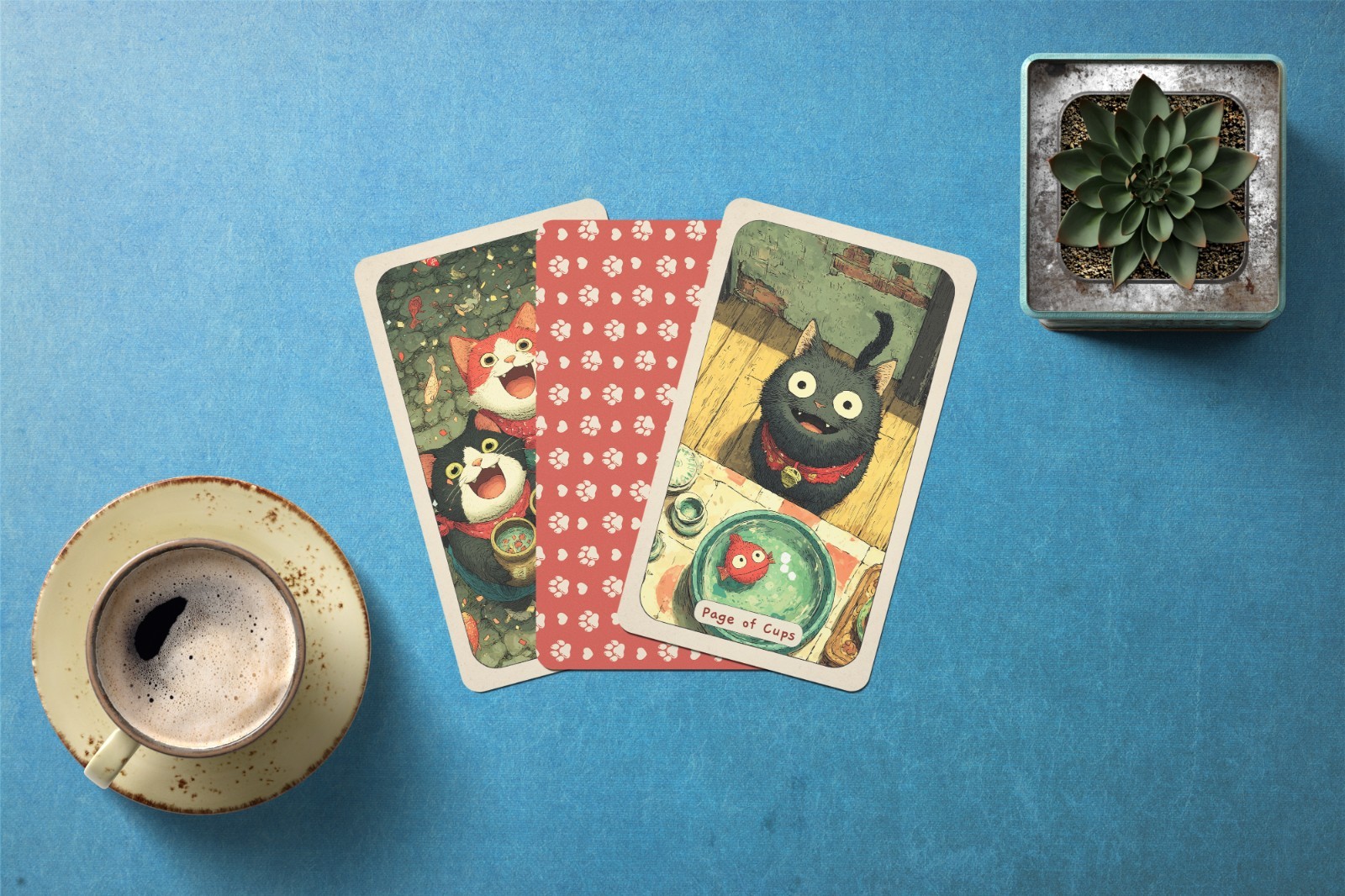 Paw Tarot Deck – Full 78 Card Cute Animal Tarot – Ghibli-Inspired Pet Divination Paw Tarot Deck – Full 78 Card Cute Animal Tarot – Ghibli-Inspired Pet Divination
