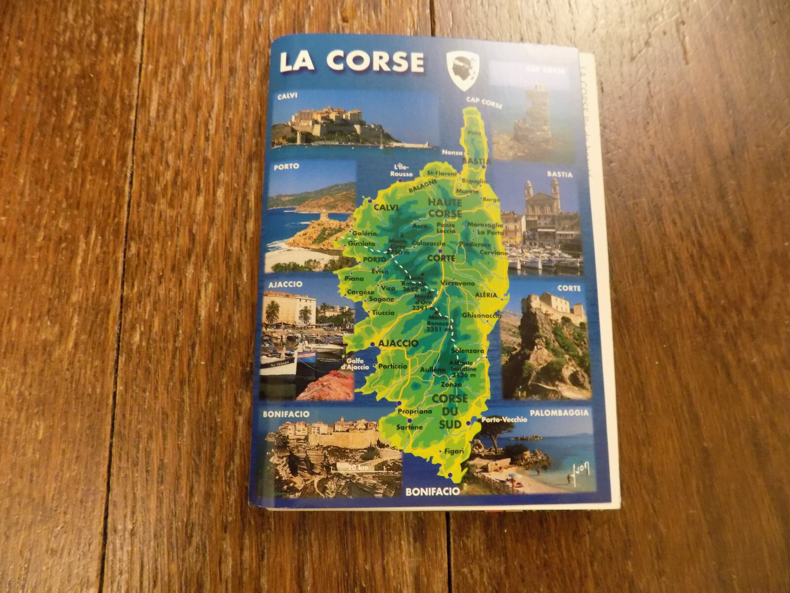 Vtg Bonifacio Images de La Corse Post card Book Booklet Bastia Porto Calvi set