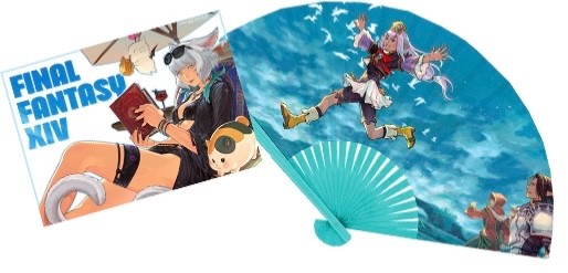 Final Fantasy 14 FFXIV Fan and sticker Anime Expo 2025 NEW sealed ax2025 Final Fantasy 14 FFXIV Fan and sticker Anime Expo 2025 NEW sealed ax2025