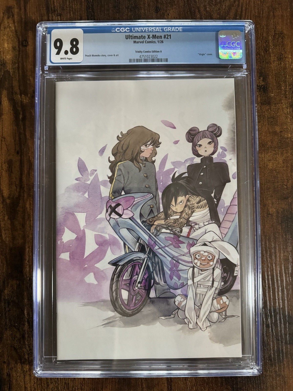 ULTIMATE X-MEN #21 CGC 9.8 TRINITY COMICS PEACH MOMOKO VIRGIN VARIANT COVER A