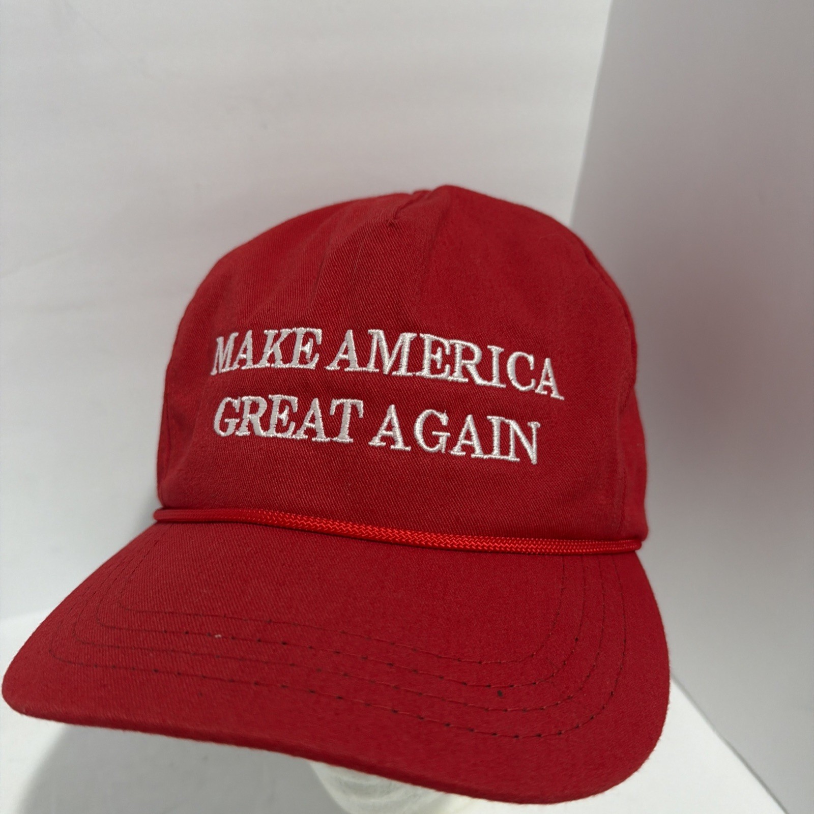 Make America Great Again 2016 Red Trucker Hat Cali-Fame Official Authentic MAGA