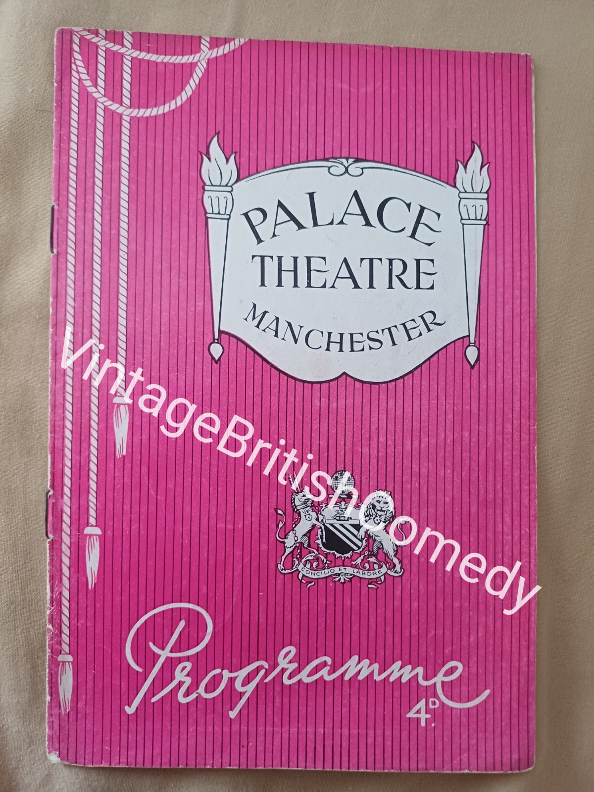 RARE Tommy Trinder - Hand Signed Variety Programme 1954