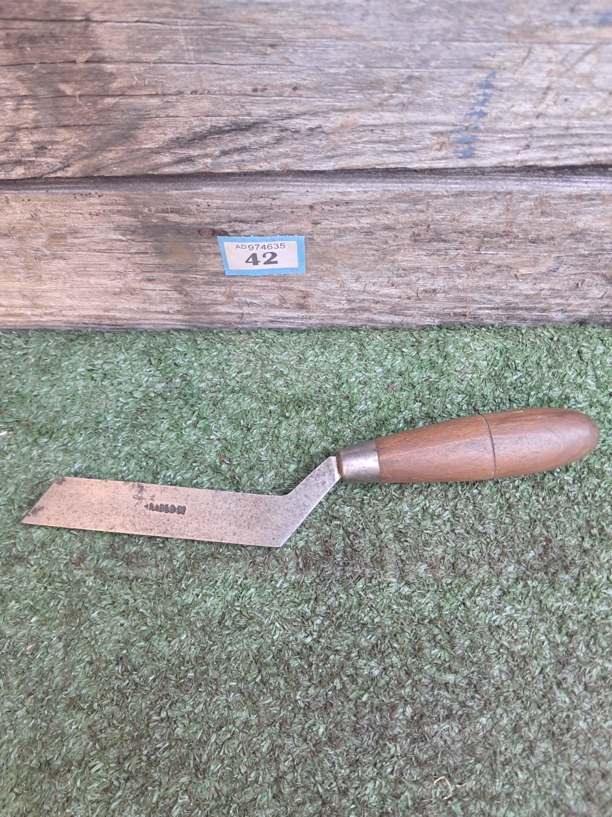 Vintage Brades & Co Tuck Iron Bricklaying Pointing Tool/Trowel Old Tool (#042)