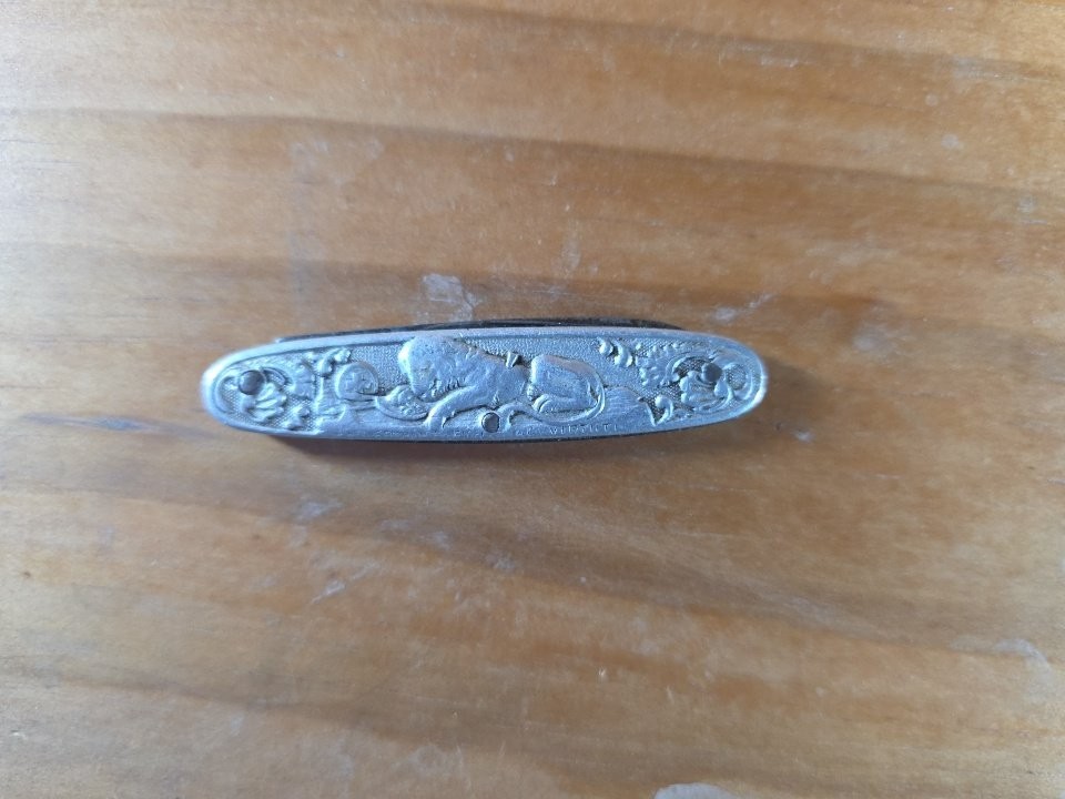 Joseph Feist Omega Pocketknife Early To Mid 20th Century Small Silver Rare