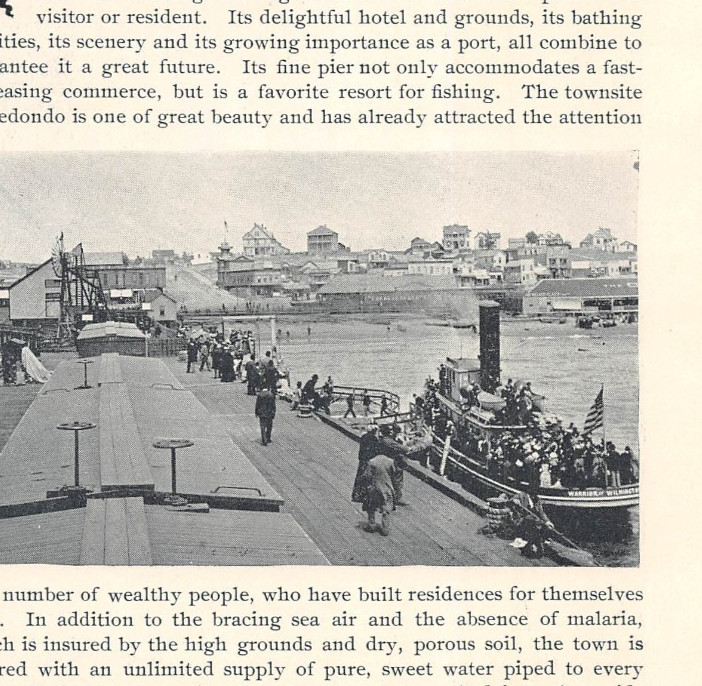 antique 1895 magazine photo Redondo Pier REDONDO CA (uncommon image) antique 1895 magazine photo Redondo Pier REDONDO CA (uncommon image)