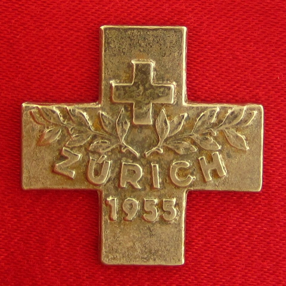 Vintage ZURICH SWITZERLAND RED CROSS Medal Mililtary Swiss Army Keepsake Vintage ZURICH SWITZERLAND RED CROSS Medal Mililtary Swiss Army Keepsake
