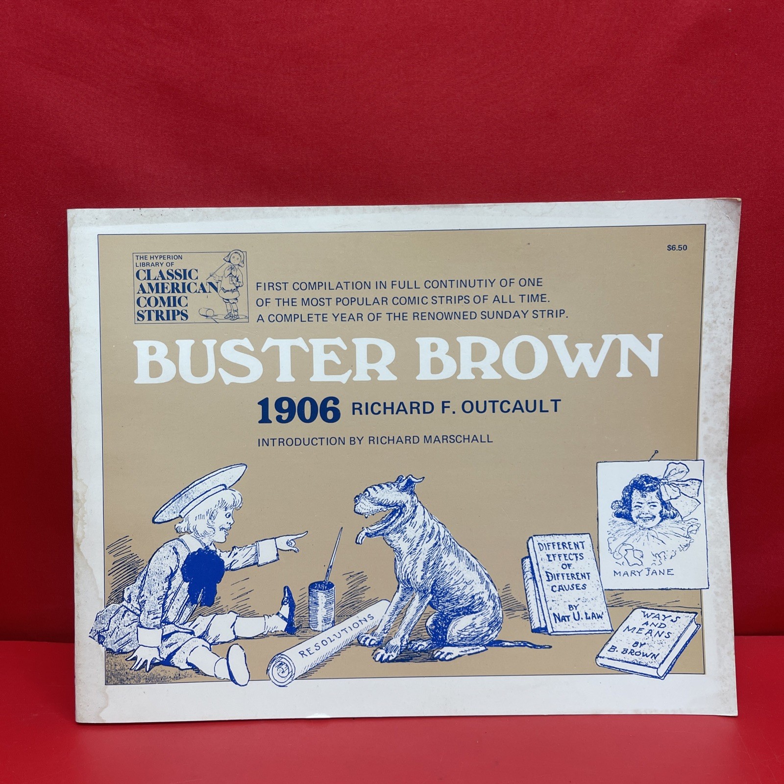 Buster Brown 1906 Richard F. Outcault Hyperion Press 1977 Classic Comic Strips