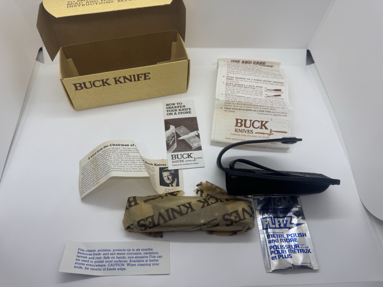 Vintage Buck Folding Hunter  110