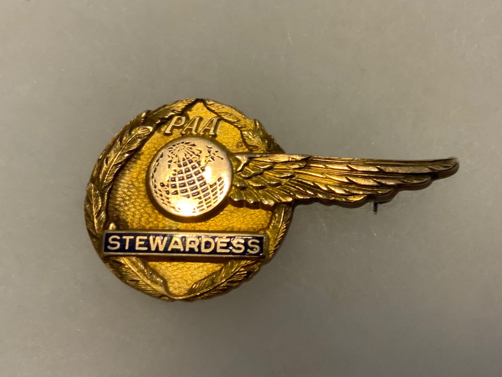 PAM AMERICAN AIR LINES 1950’s STEWARDESS WING IN EXCELLENT CONDITION PAM AMERICAN AIR LINES 1950’s STEWARDESS WING IN EXCELLENT CONDITION