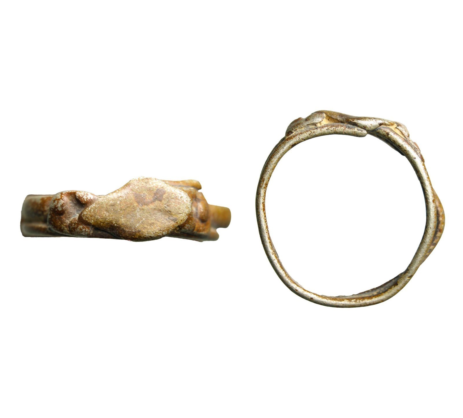 Guaranteed Authentic Antiquity CRUSADER 11th Century Occult Ring wCOA 