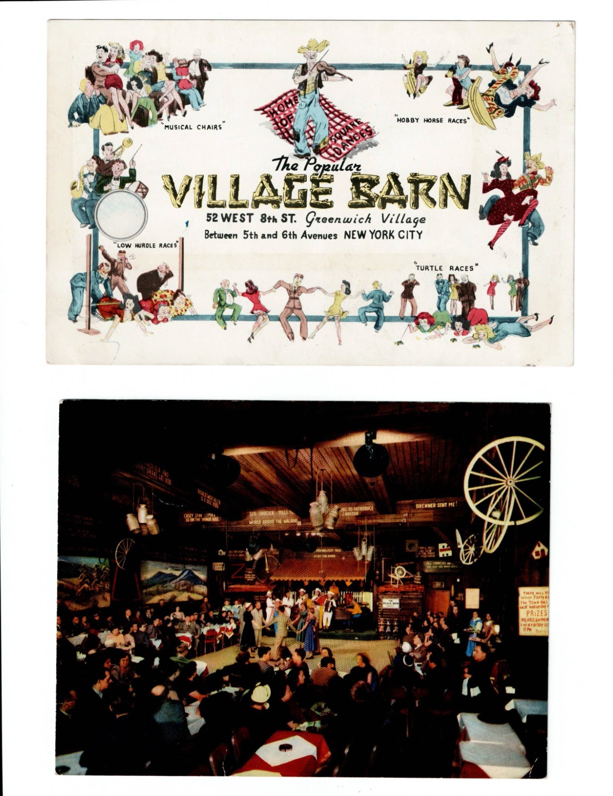 The Popular Village Barn New York Post Cards The Popular Village Barn New York Post Cards