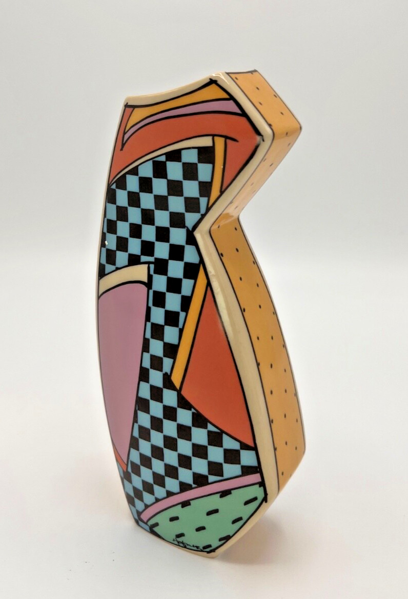 VTG Dorothy Hafner Rosenthal FLASH 7.5 inch Candle Stick Holder, Post-modern Era