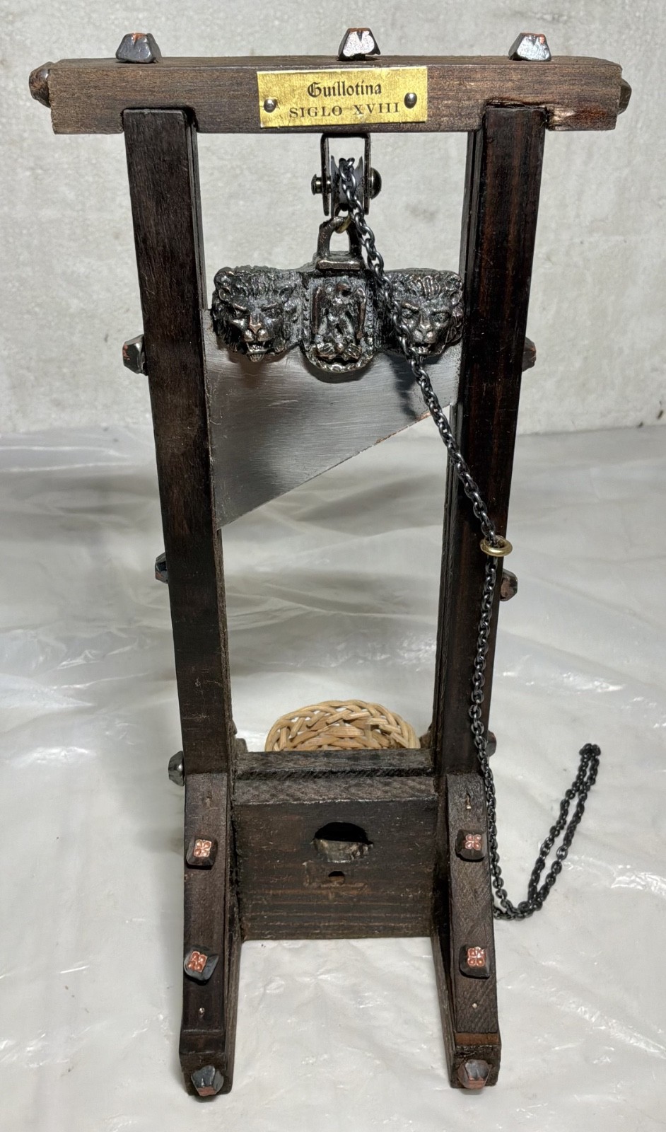 antique ~GUILLOTINE vintage SPAIN SIGLO XVII old Saloon/Drugstore CIGAR CUTTER~ antique ~GUILLOTINE vintage SPAIN SIGLO XVII old Saloon/Drugstore CIGAR CUTTER~