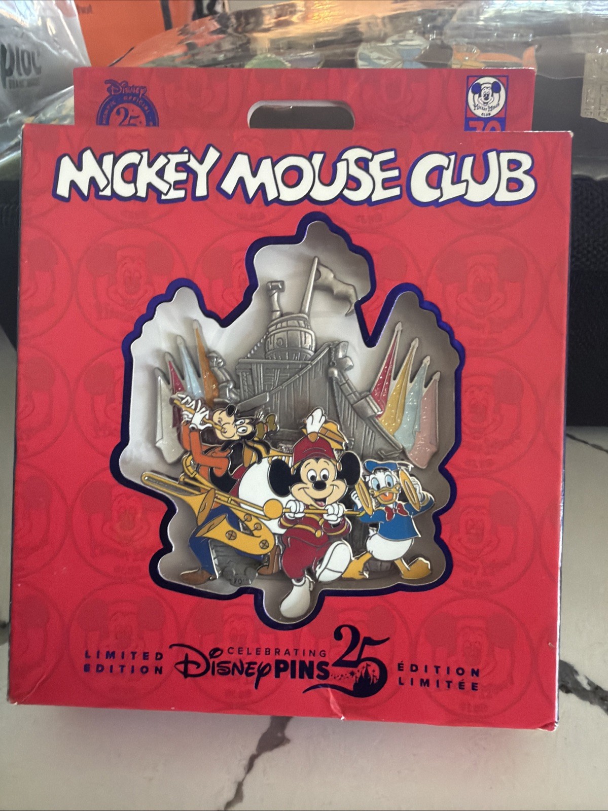 Disney Parks Mickey Mouse Club 70th Band Donald Goofy Mini Jumbo LE 1700 Pin Disney Parks Mickey Mouse Club 70th Band Donald Goofy Mini Jumbo LE 1700 Pin