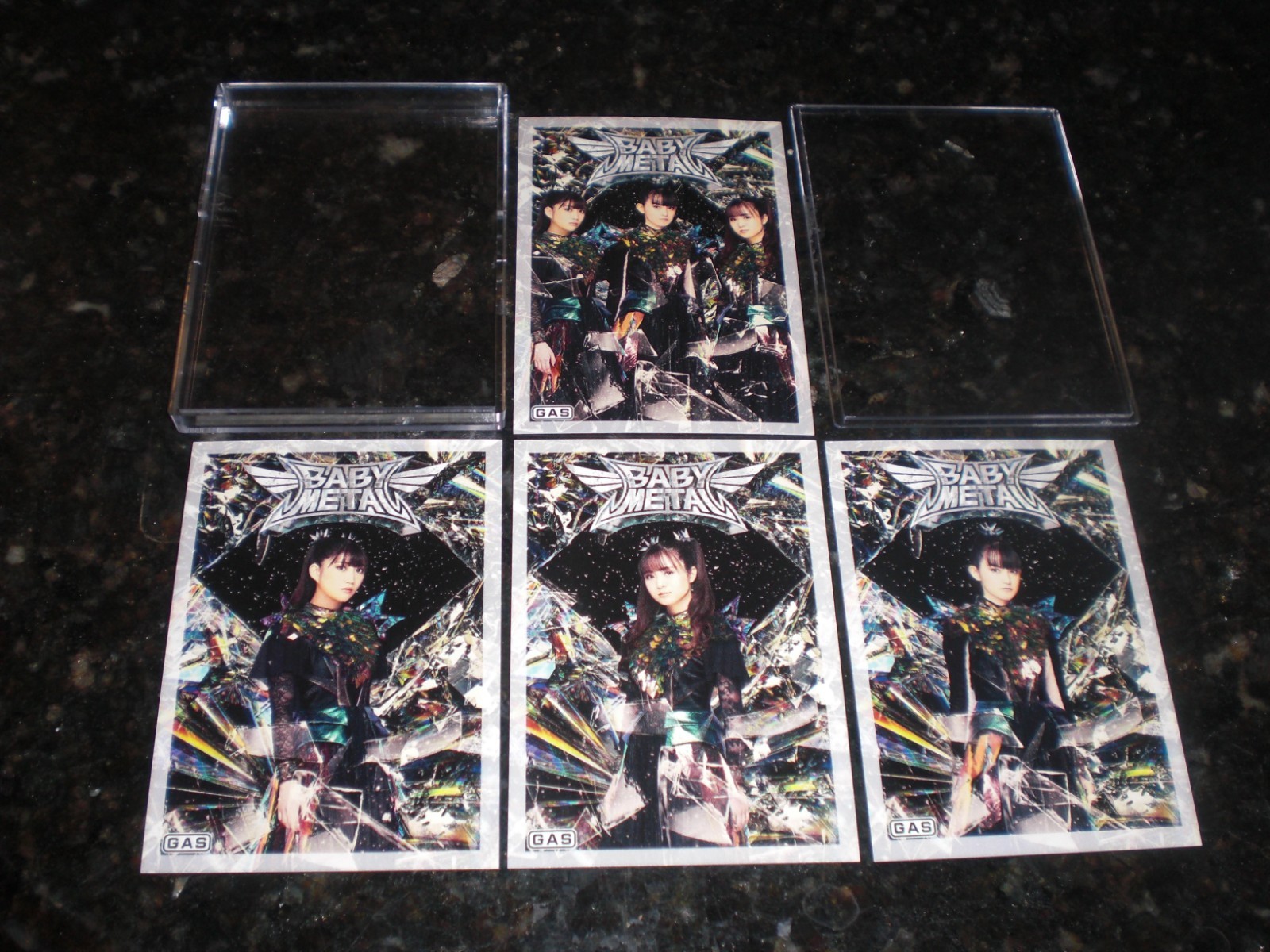 BABYMETAL x GAS Metal Fourth RC Rookie Card Set COMPLEX BAND Su-Metal Moametal +