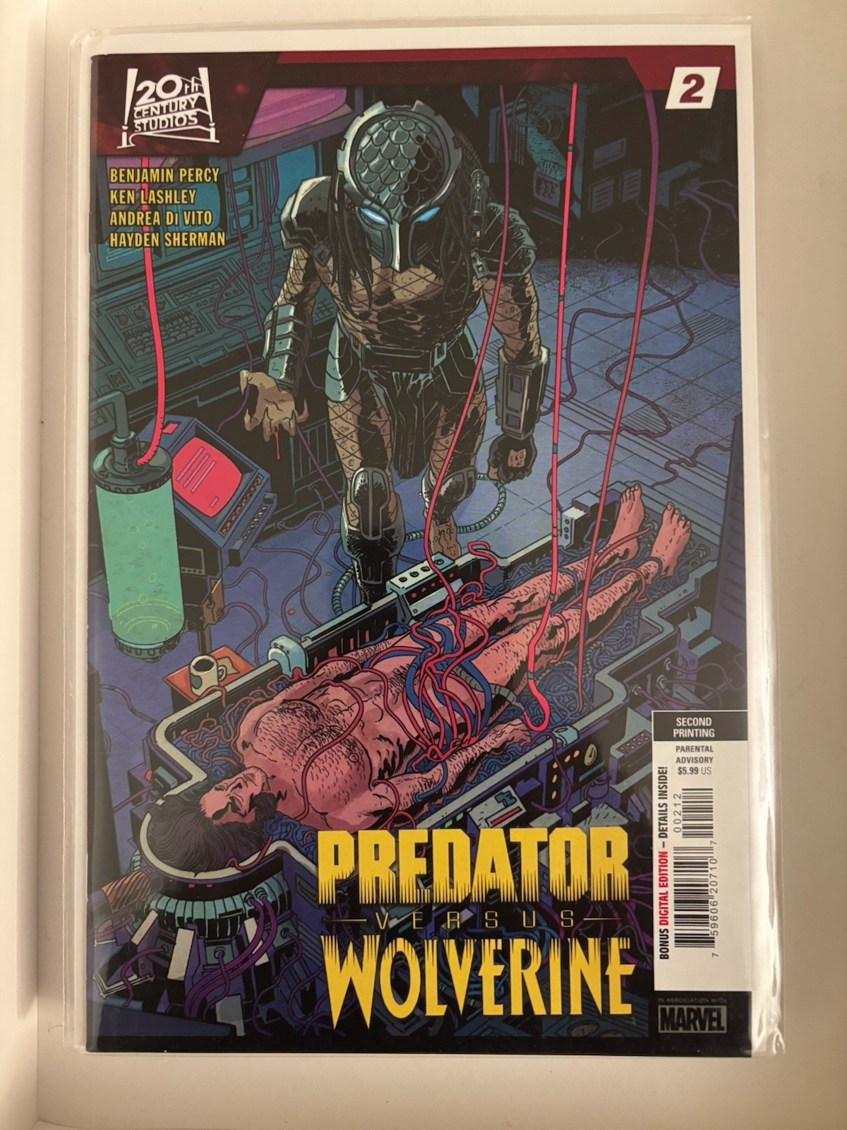 Predator Vs. Wolverine #2 Second Printing NM (Marvel Comics December 2023)
