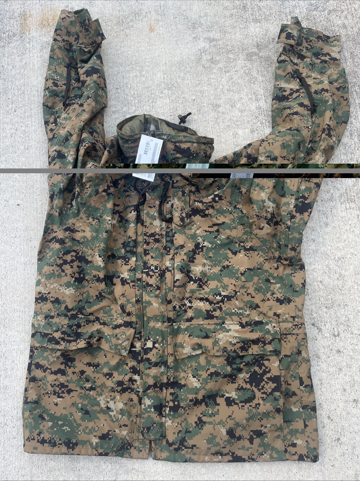 *New* USMC Woodland MARPAT Parka Jacket – Gore-Tex – Large Regular - W/ Tag *New* USMC Woodland MARPAT Parka Jacket – Gore-Tex – Large Regular - W/ Tag