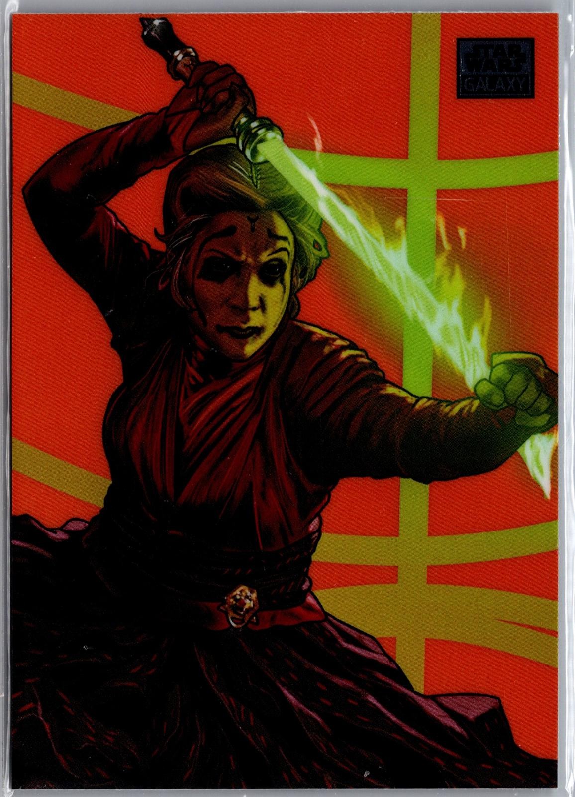 2026 Topps Chrome Star Wars Galaxy #ADS-13 Morgan Elsbeth Art of the Dark Side