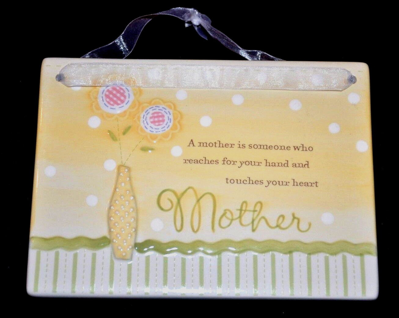 MOTHER Ceramic Wall Plaque Hanging Sign Amscan NEW Mom Decor