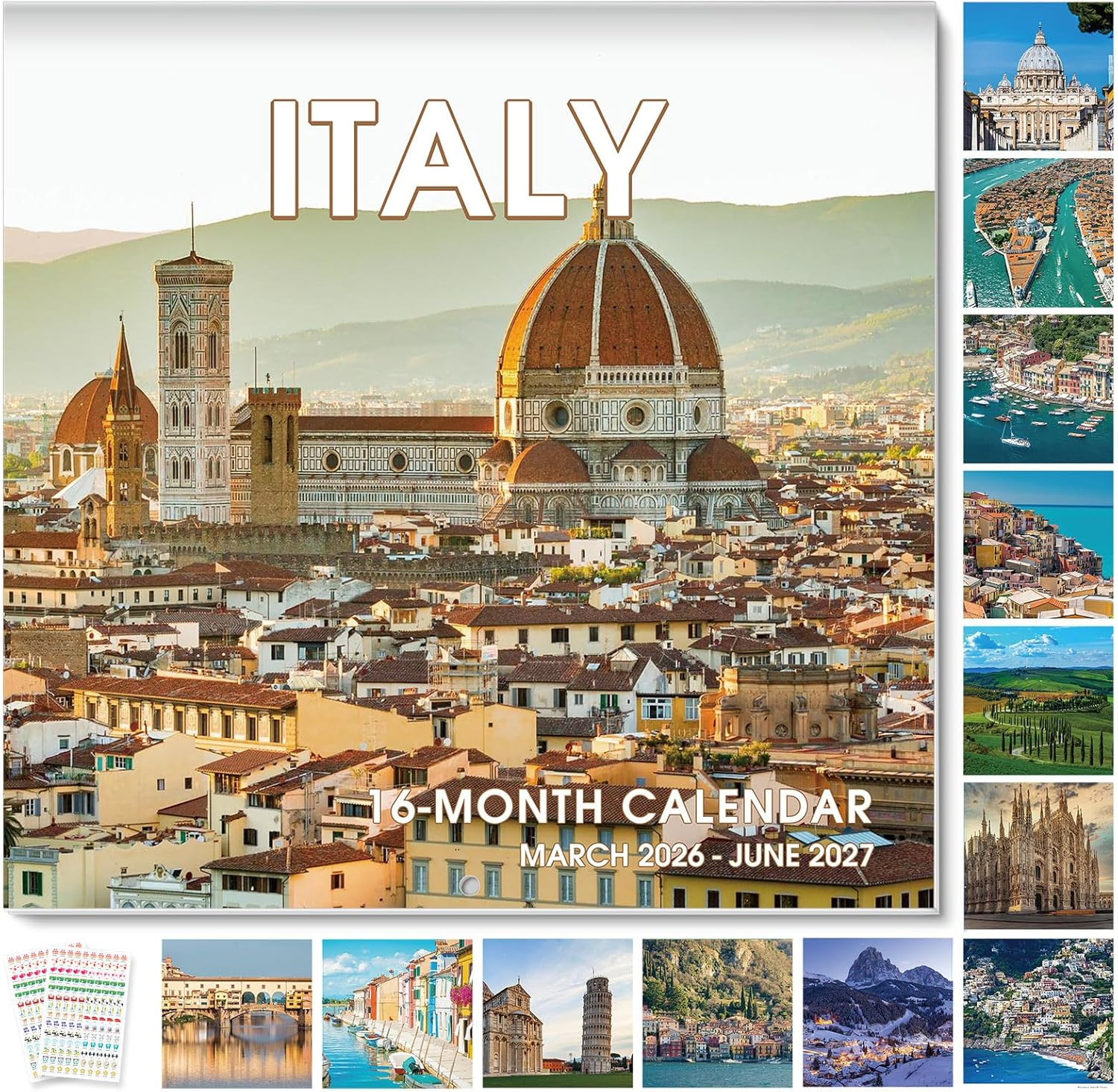 Italy 2026 Wall Calendar 12\ Italy 2026 Wall Calendar 12\