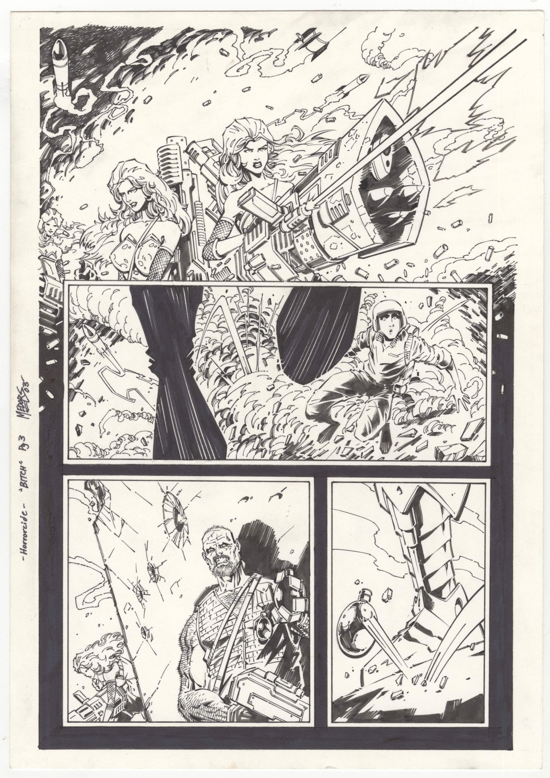 Horrorcide 'Bitch' Page 3 Josh Medors